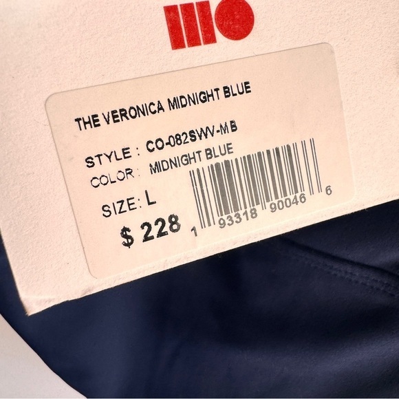 NEW Solid & Striped size L The Veronica One-Piece Swimsuit Navy Blue - Picture 8 of 9